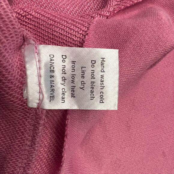 NWT Kittenish Matching 2pc Set Pink Cropped Hoodie Joggers Lounge Size XXL - Picture 6 of 9